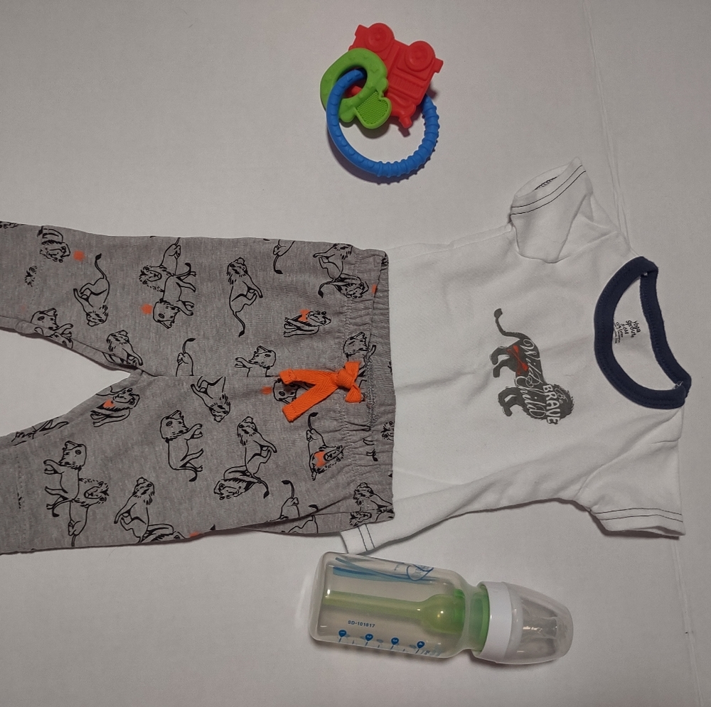 Brave Wild Child outfit Yoga Sprout/ Cat & Jack 3M